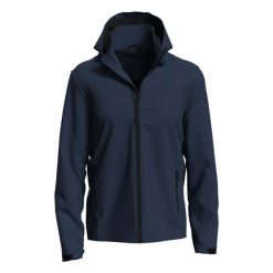 Męska Kurtka Lux Soft Shell. Niebieskie kurtki męskie Stedman, m, bez wzorów, sportowe, bez kaptura. Za 345.99 zł.