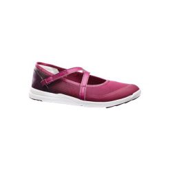 Buty do chodzenia damskie - baleriny PW 160 Br'easy fioletowe. Czerwone baleriny damskie NEWFEEL, bez wzorów, z gumy, bez obcasa. W wyprzedaży za 74.99 zł.