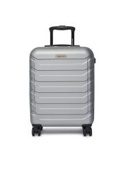 Gino Rossi Walizka kabinowa GIN-S-003-05-SILVER Srebrny. Szare walizki Gino Rossi, bez wzorów, z tworzywa sztucznego. Za 259.99 zł.