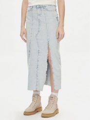 Liu Jo Spódnica jeansowa UA4266 DS049 Niebieski Regular Fit. Niebieskie spódniczki damskie Liu Jo, bez wzorów, z bawełny. Za 519.99 zł.