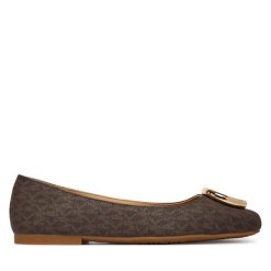 Baleriny MICHAEL Michael Kors. Brązowe baleriny damskie MICHAEL Michael Kors, bez wzorów, bez obcasa. Za 659.99 zł.