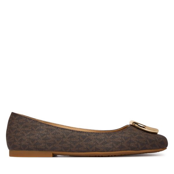 Baleriny MICHAEL Michael Kors. Brązowe baleriny damskie MICHAEL Michael Kors, bez wzorów, bez obcasa. Za 629.99 zł.