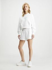 Calvin Klein Bluza w kolorze białym rozmiar: M. Białe bluzy bez kaptura damskie CALVIN KLEIN, m, z bawełny. Za 199.95 zł.