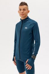 Bluza sportowa treningowa Rough Radical Activ Run Men. Zielone bluzy bez kaptura męskie ROUGH RADICAL, bez wzorów, z dzianiny, sportowe, bez kołnierzyka, bez ramiączek. Za 161.42 zł.