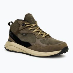 Buty turystyczne męskie Jack Wolfskin Camp Fever Texapore Mid. Brązowe buty trekkingowe męskie Jack Wolfskin, z gumy, bez zapięcia, trekkingowe. Za 649.99 zł.