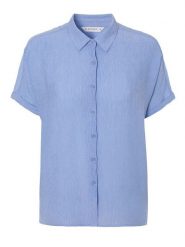 TATUUM Bluzka "Zaria" w kolorze błękitnym rozmiar: 38. Niebieskie bluzki damskie Tatuum, bez wzorów, bez kołnierzyka, bez ramiączek. Za 100.52 zł.