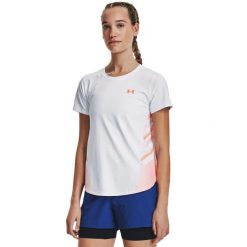 Koszulka damska Under Armour Iso-Chill Laser Tee II. Białe t-shirty damskie Under Armour, m, bez wzorów, bez kołnierzyka. Za 149.99 zł.