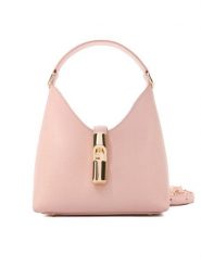 Furla Torebka Iride Mini WE00876 ARE000 KH 4355S Różowy. Czerwone torebki klasyczne damskie Furla, bez wzorów, ze skóry, bez dodatków. Za 1,109.00 zł.