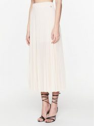 Patrizia Pepe Spódnica plisowana 8G0324/AD08-B753 Écru Regular Fit. Spódniczki damskie Patrizia Pepe, bez wzorów, z syntetyku, midi. Za 609.99 zł.