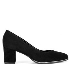 Czółenka Lasocki. Czarne czółenka damskie Lasocki, bez wzorów, bez obcasa. Za 229.99 zł.