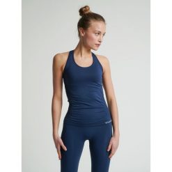 Damski tank top Hummel hmltif top. Niebieskie topy damskie HUMMEL, xs, bez wzorów, bez kołnierzyka. Za 150.00 zł.