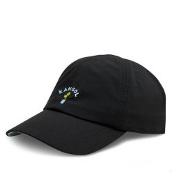 Czapka z daszkiem Kangol. Czarne czapki męskie Kangol, bez wzorów. Za 179.99 zł.