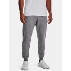 Spodnie Męskie Under Armour Dresowe Joggery Sportowe Rival Fleece 4xl. Szare spodnie dresowe męskie Under Armour, bez wzorów, z dresówki. Za 299.99 zł.
