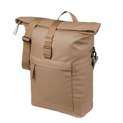 Torba rowerowa Brooklyn MIK Hooks, piaskowa. Brązowe torby męskie na ramię BASIL, bez wzorów, bez dodatków. Za 421.95 zł.