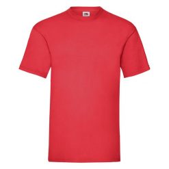 T-shirt Fruit Of The Loom Valueweight męski czerwony. Czerwone t-shirty męskie Fruit of the Loom, m, bez wzorów, z bawełny, bez kołnierzyka. Za 130.99 zł.