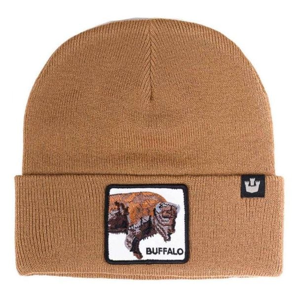 Czapka Beanie Goorin Bros Buffle Off Beige. Brązowe czapki męskie Goorin Bros, bez wzorów. Za 181.89 zł.