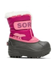 Sorel Śniegowce Snow Commander™ 2114102652 Różowy. Czerwone kozaki dziewczęce Sorel, z materiału. Za 239.99 zł.