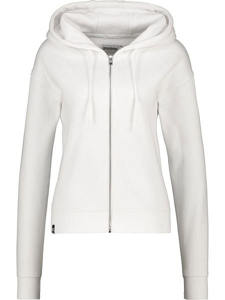 Alife and kickin Bluza "RanaAK" w kolorze białym rozmiar: L. Białe bluzy z kapturem damskie Alife and Kickin, l. Za 148.26 zł.