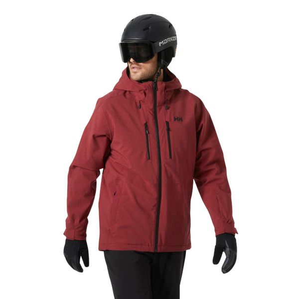 Kurtka narciarska Helly Hansen Juniper 3.0. Czerwone kurtki męskie Helly Hansen, m, bez wzorów, bez kaptura, narciarskie. Za 1,403.50 zł.