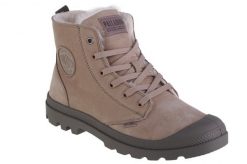 Buty sportowe Sneakersy unisex, Palladium Pampa Hi Zip WL. Brązowe buty sportowe na co dzień damskie Palladium, bez wzorów, z materiału, trekkingowe. Za 341.50 zł.