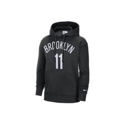 Bluza sportowa męska Nike Nba Brooklyn Nets Kyrie Irving. Czarne bluzy sportowe męskie Nike, bez wzorów, sportowe, bez kołnierzyka, bez ramiączek. Za 462.00 zł.