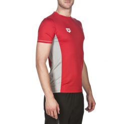 Koszulka techniczna Arena Team Line Tech Ss Tee. Czerwone t-shirty damskie Arena, xl, bez wzorów, z elastanu, bez kołnierzyka. Za 69.99 zł.