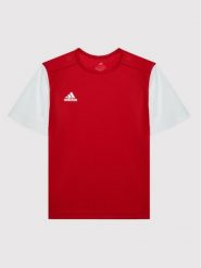 Adidas Koszulka techniczna Estro 19 DP3215 Czerwony Regular Fit. Czerwone t-shirty chłopięce Adidas, bez wzorów, z syntetyku, bez ramiączek. Za 49.99 zł.