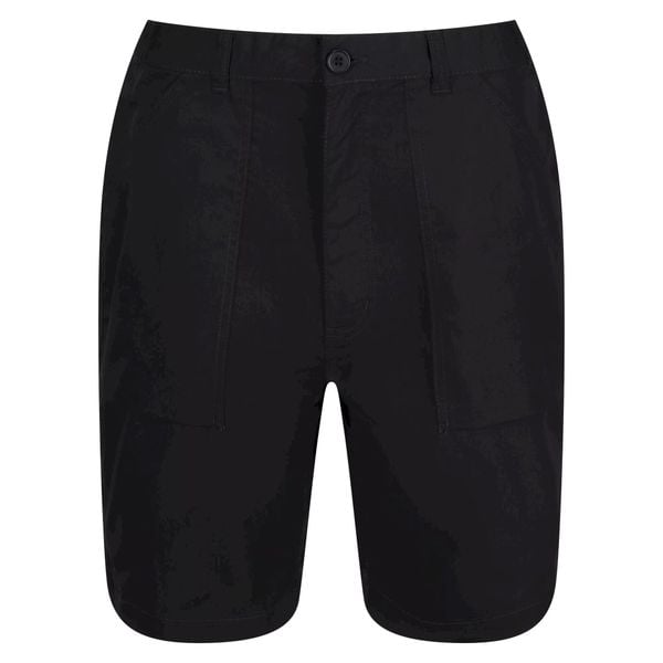 Męskie Spodenki Szorty New Action Lato. Czarne szorty męskie Regatta, na lato, bez wzorów, sportowe. Za 133.99 zł.