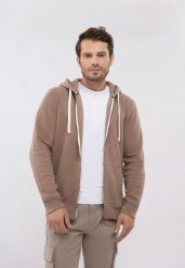 Bluza bawełniana z kapturem B-STAR. Brązowe bluzy z kapturem męskie Volcano, m, z bawełny. Za 169.99 zł.