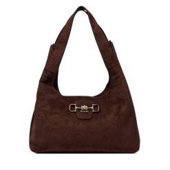 Torebka Guess. Brązowe torebki klasyczne damskie Guess, z aplikacjami, bez dodatków. Za 674.99 zł.