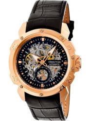 Heritor Zegarek automatyczny "Conrad" w kolorze różowozłoto-czarnym rozmiar: onesize. Czarne, analogowe zegarki męskie Heritor, ze stali. Za 587.99 zł.