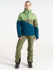 Dare 2b Kurtka narciarska "Ice III" w kolorze zielono-niebieskim rozmiar: 36. Niebieskie kurtki narciarskie i snowboardowe damskie Dare 2b, bez wzorów, bez kaptura, narciarskie. Za 357.45 zł.