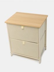 Szafka nocna z szufladami - beżowy. Brązowe koszule nocne damskie Sinsay, bez wzorów. Za 59.99 zł.