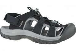 Buty trekkingowe męskie Keen Rapids H2. Czarne buty trekkingowe męskie Keen, na lato, z materiału, bez zapięcia, trekkingowe. Za 399.99 zł.