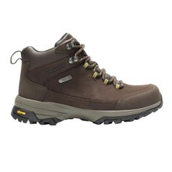 Damskie skórzane buty trekkingowe Burrell. Brązowe obuwie trekkingowe damskie Regatta. Za 794.00 zł.