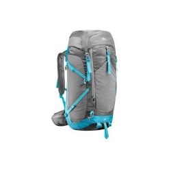 Plecak turystyczny MH500 40 l dla kobiet. Szare plecaki damskie QUECHUA, bez wzorów, z elastanu. Za 249.99 zł.