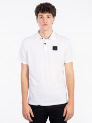 North Sails Koszulka polo w kolorze białym rozmiar: XL. Białe koszulki polo męskie North Sails, xl, z aplikacjami, bez ramiączek. Za 148.26 zł.