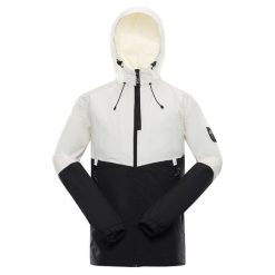 Kurtka męska Nax Zalew, wodoodporna PTX z DWR, 2XL. Czarne kurtki męskie NOVAX, m, bez wzorów, z materiału, eleganckie, z kapturem. Za 146.77 zł.