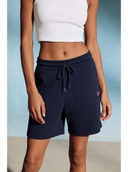 U.S. Polo Assn. Szorty dresowe w kolorze granatowym rozmiar: L. Niebieskie szorty damskie U.S. Polo Assn., bez wzorów, z bawełny. Za 122.38 zł.