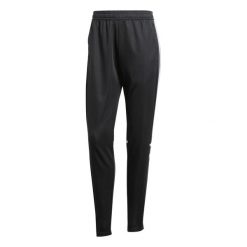 Damskie spodnie dresowe adidas Squadra25. Białe spodnie sportowe damskie Adidas, s, z dresówki, do piłki nożnej. Za 131.99 zł.