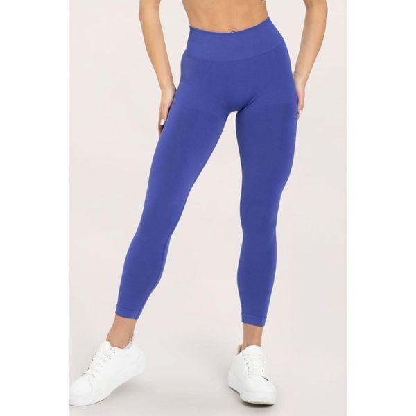 Legginsy fitness damskie Gym Glamour flexible 2.0. Niebieskie legginsy damskie GYM GLAMOUR, s, bez wzorów, na fitness i siłownię. Za 169.99 zł.