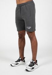 Lopez Szorty - Dark Szary Melange. Szare spodenki sportowe damskie GORILLA WEAR, l, z bawełny, na fitness i siłownię. Za 209.00 zł.