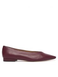 LAUREN RALPH LAUREN Baleriny Audri 802P18411006 Bordowy. Czerwone baleriny damskie Lauren Ralph Lauren, bez wzorów, ze skóry, bez obcasa. Za 769.99 zł.