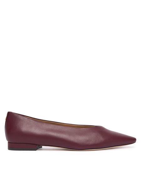 LAUREN RALPH LAUREN Baleriny Audri 802P18411006 Bordowy. Czerwone baleriny damskie Lauren Ralph Lauren, bez wzorów, ze skóry, bez obcasa. Za 769.99 zł.