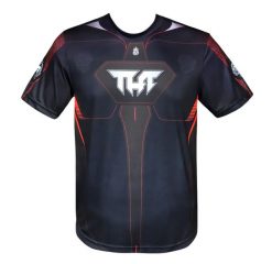 Koszulka Treningowa TUFF Deep Purple Navy With Twin Hanuman Head. Niebieskie szorty męskie TUFF, bez wzorów, z materiału, biznesowe. Za 119.00 zł.