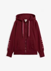 Bluza rozpinana z kapturem z elastycznej mieszanki bawełny. Niebieskie bluzy z kapturem damskie bonprix, z bawełny. Za 209.99 zł.