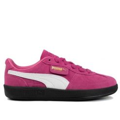 Buty damskie sportowe sneakersy Puma PALERMO. Czerwone buty sportowe na co dzień damskie Puma, bez wzorów, z gumy, trekkingowe. Za 305.65 zł.