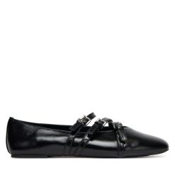 Baleriny MICHAEL Michael Kors. Czarne baleriny damskie MICHAEL Michael Kors, bez wzorów, bez obcasa. Za 499.99 zł.