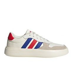 Buty adidas Litecourt JP7114 białe. Białe buty sportowe na co dzień męskie ze skóry, bez zapięcia. Za 398.42 zł.