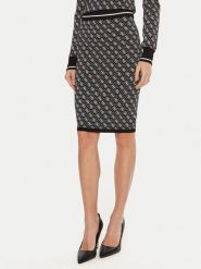 Guess Sweter Lise W4BR21 Z37K0 Czarny Slim Fit. Czarne swetry klasyczne damskie Guess, m, z syntetyku, bez kołnierzyka. Za 219.99 zł.